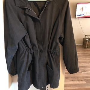 London Fog black coat